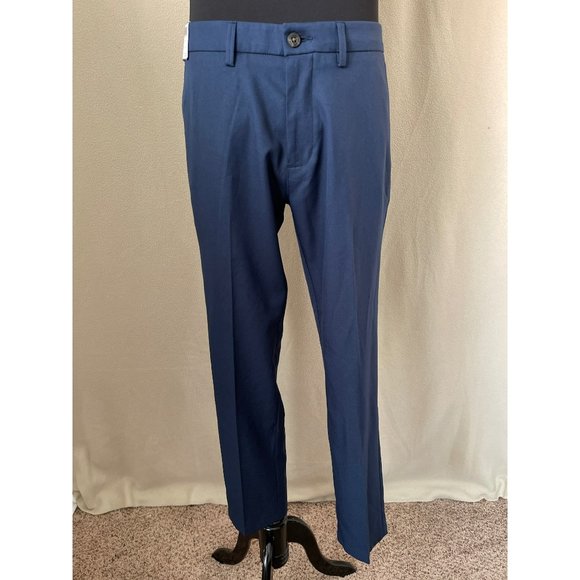 Haggar Navy Slim Fit Dress Pants 28x3 